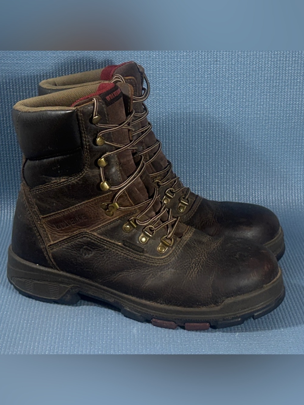 Wolverine Men's Cabor EPX Waterproof Brown Leather Boots Size 13